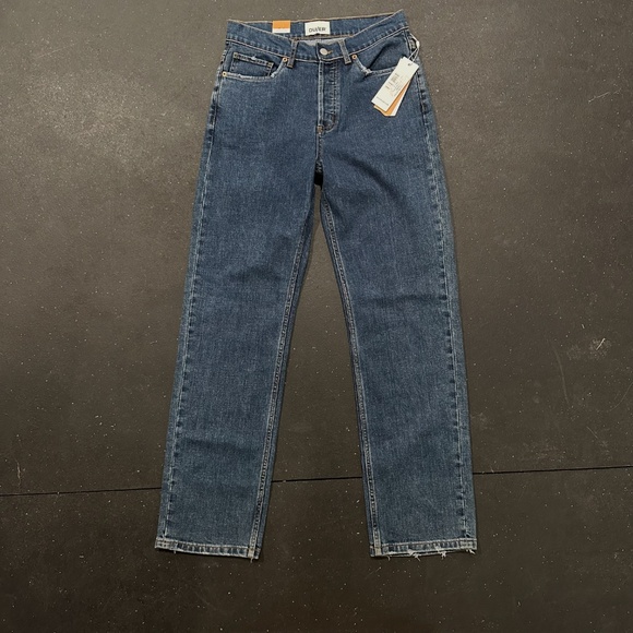 NWT DUER Women's Loose Straight in Medium Blue - Size 27" Waist x 32" Inseam - Picture 15 of 16